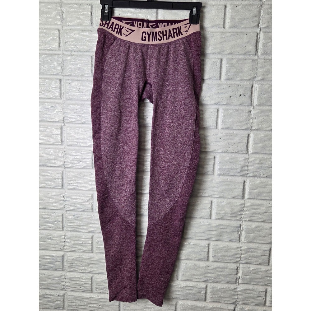 Gymshark leggings Women's size Small Athletic Pink colors Nylon/Poly blend